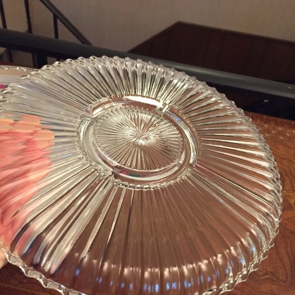 Oneida Silverplated Tray With Glass Insert - Picture 4 of 9